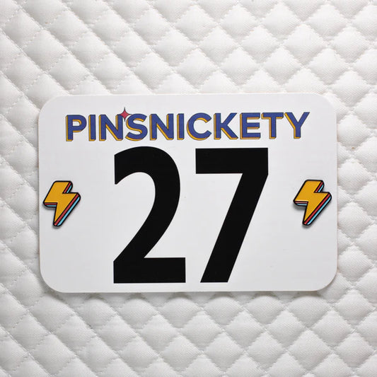 Pinsnickety - Jumper Pins - Yellow Lightning